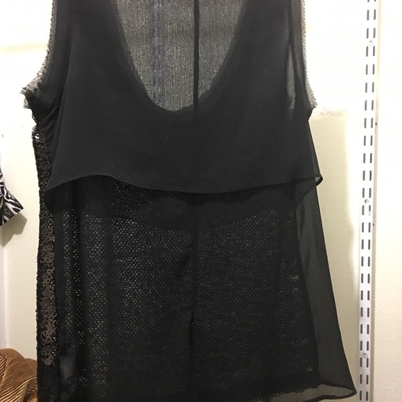 Jessica Simpson Black  sequin tank top - Picture 7 of 10